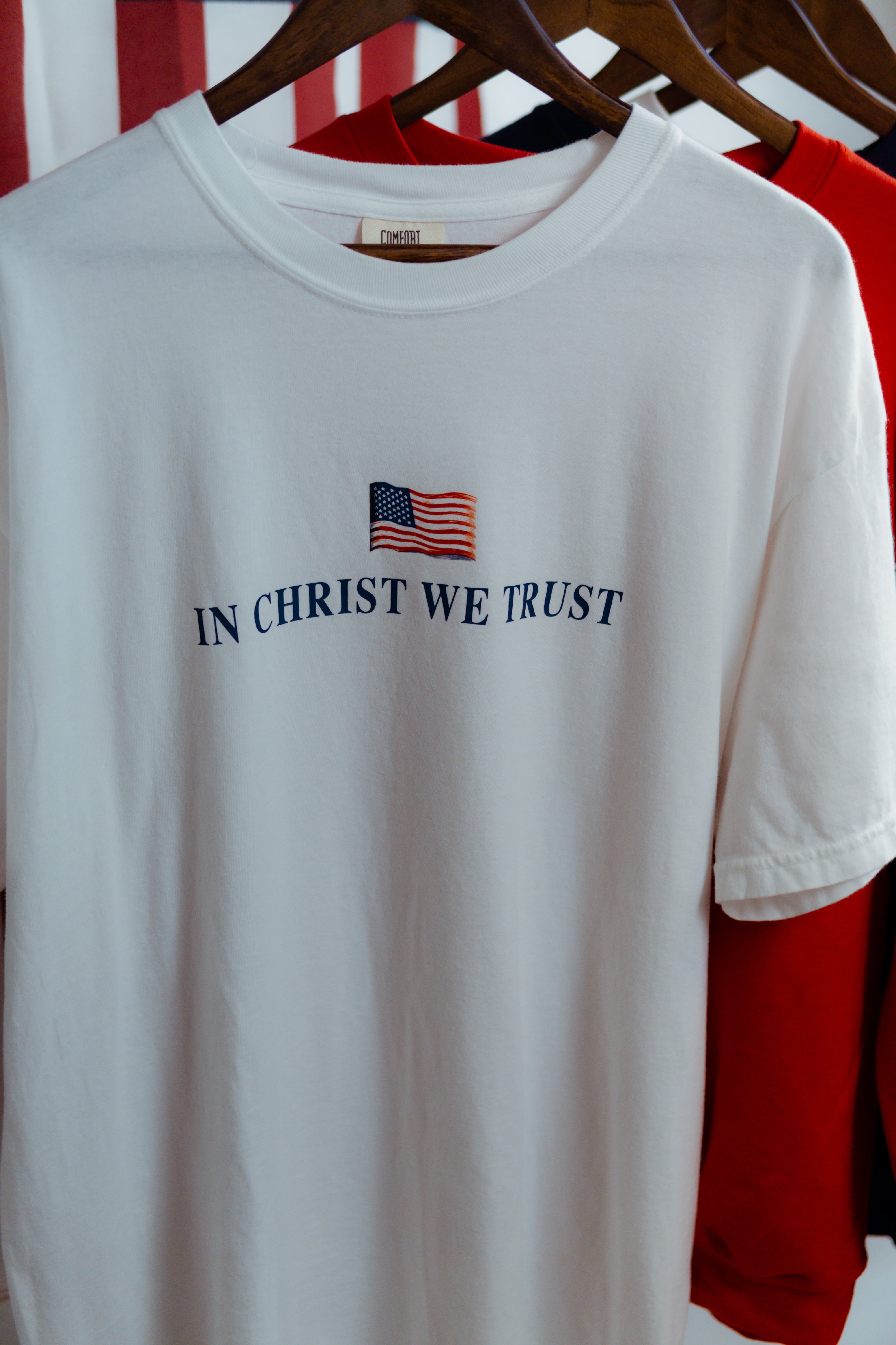 Christian election apparel 
faith-based election clothing
Christian political shirts
religious election wear
Christian T-shirts for election 2024
faith-inspired election campaign gear
Christian themed political apparel
Christian Election T-Shirt - Faith-Based Political Apparel for 2024
Christian Faith Political Sweater 