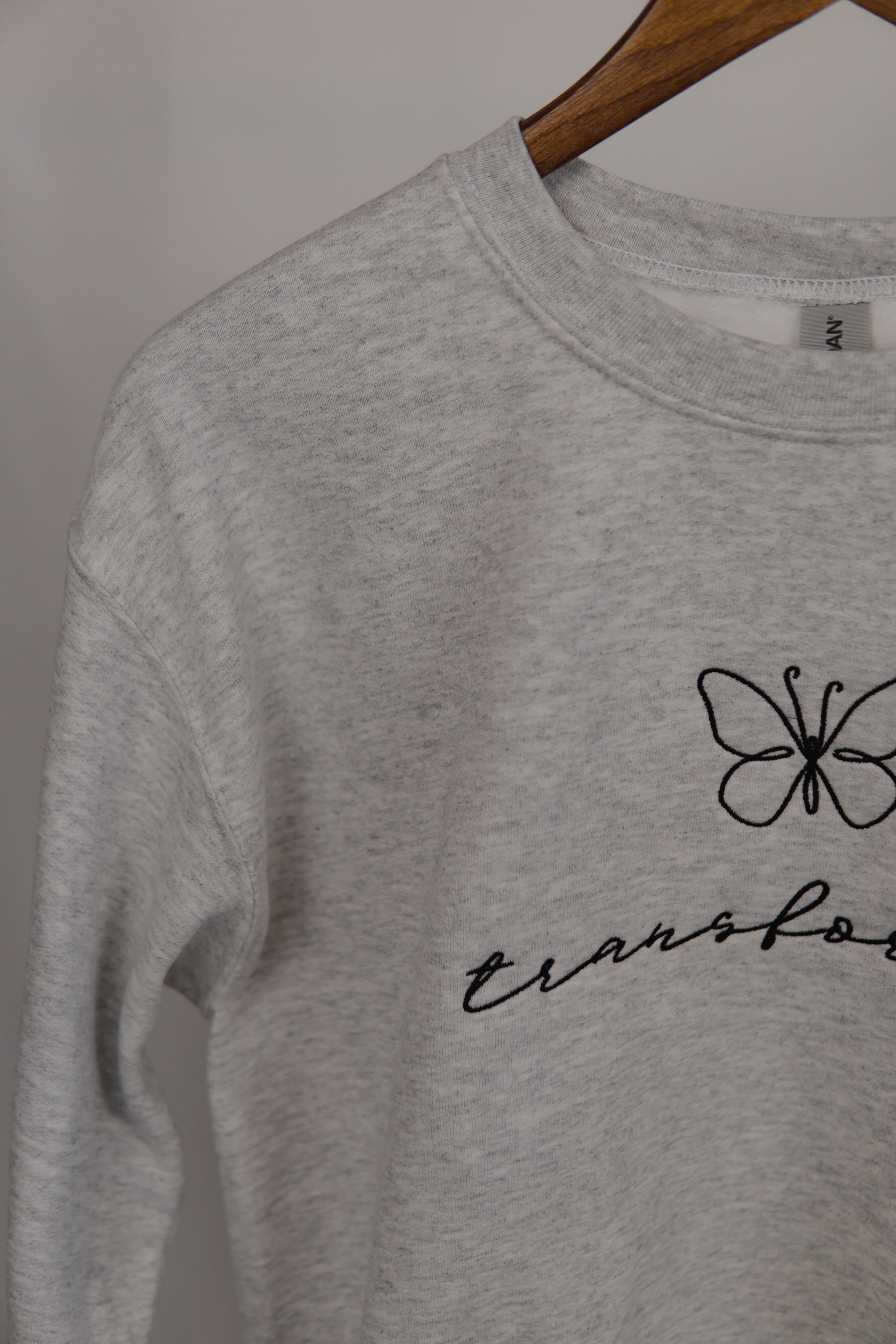 Transformed | Embroidered Crewneck Sweater