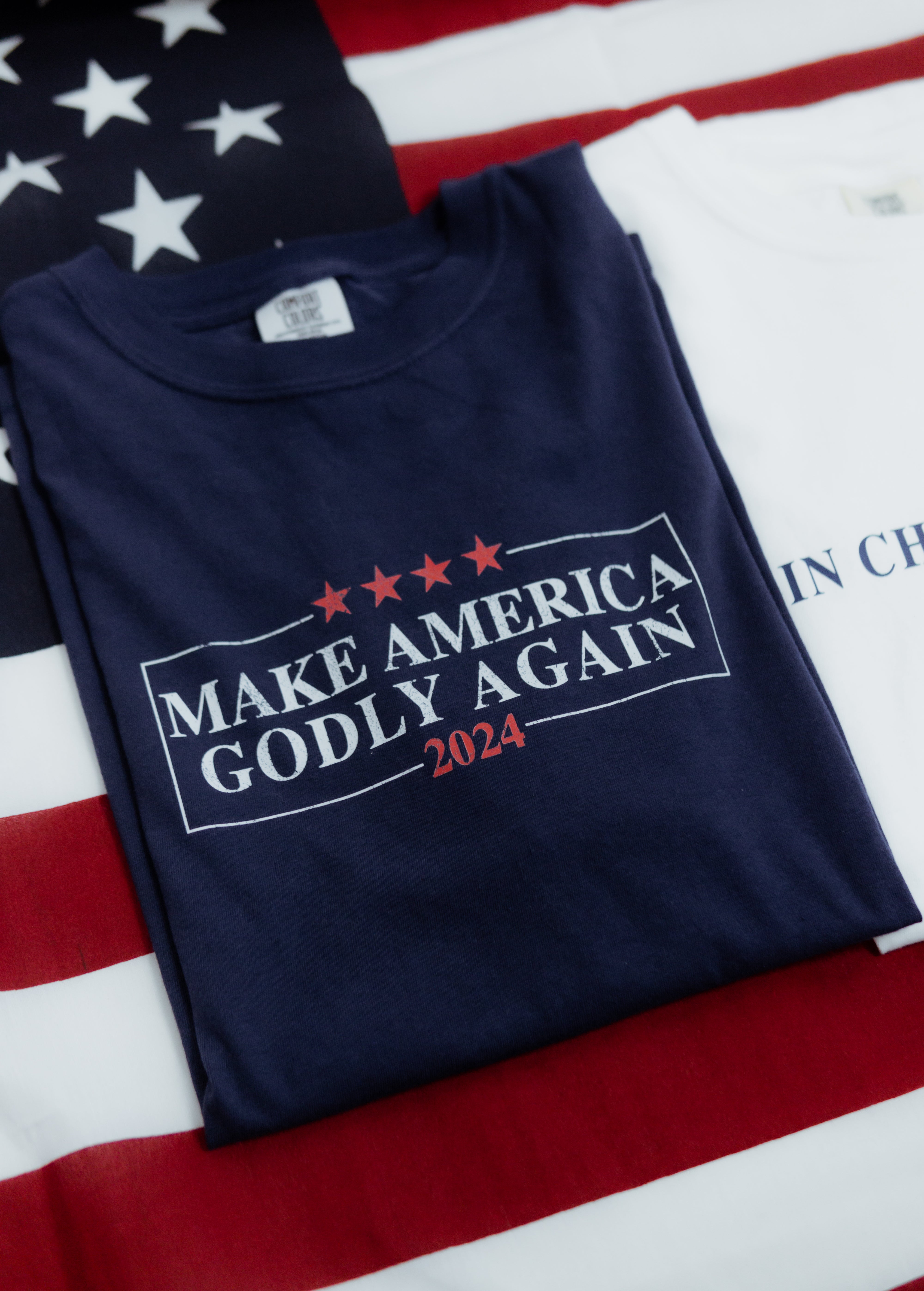 Make America Godly Again  Printed T-Shirt