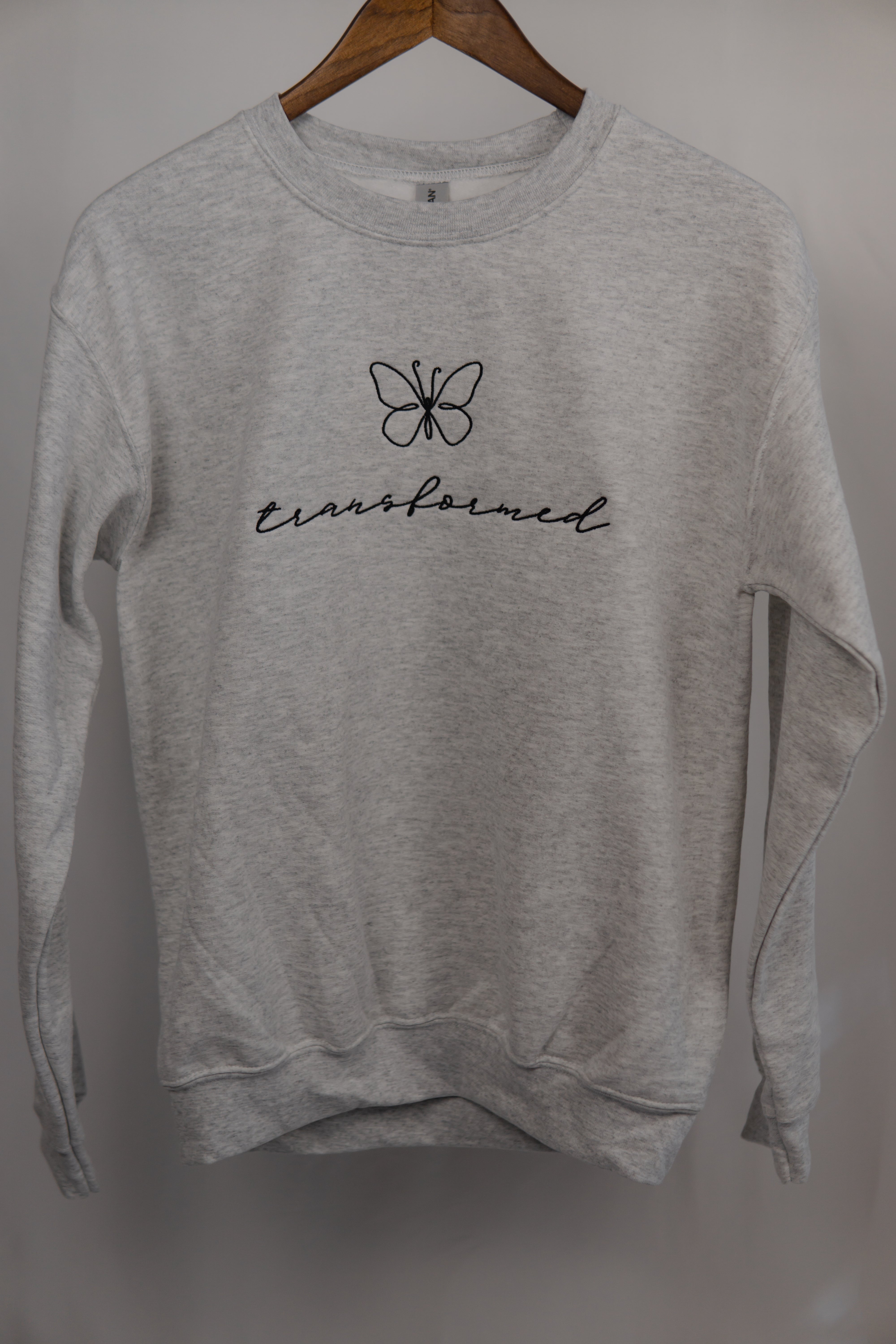 Transformed | Embroidered Crewneck Sweater