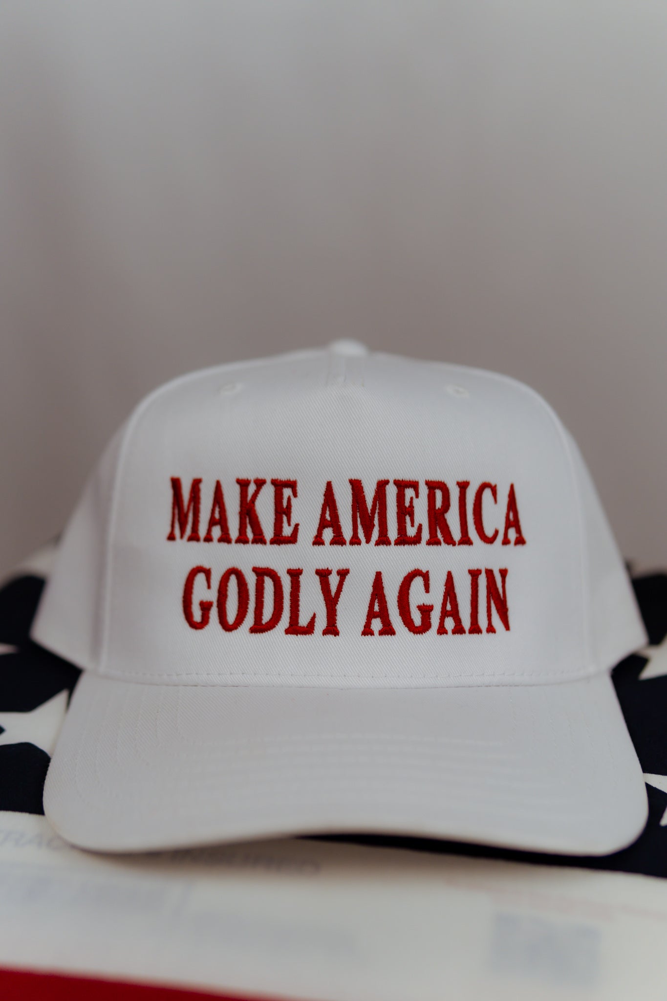 Make America Godly Again Embroidered Trucker Hat